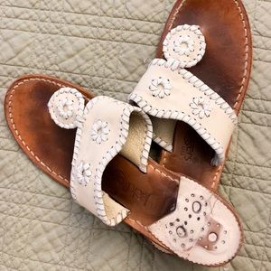 Size 8 Jack Rogers (cream & white)